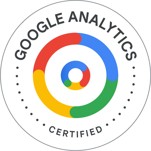 Consultor com Certificação Google Analytics